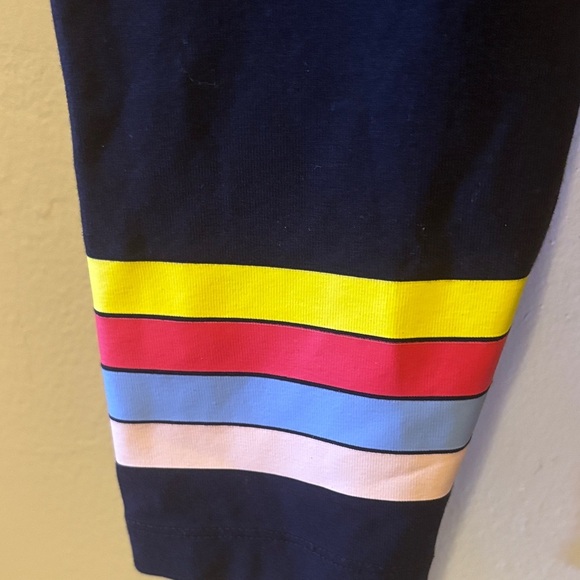 Nike Black Leggings with Colorful Stripes - Picture 3 of 4